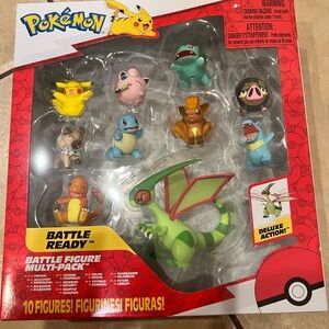 Pokémon Battle Figure Multi-Pack - 10 Cyndaquil Tentacool